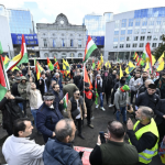 Kürt aileye saldırı sonrası Brüksel'de eylem: 5 kişi gözaltına alındı