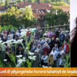 Almanya - Şêwekara Kurd bi 'Hezkirina Bi Heft Dilan' beşdarî pêşangeha 'Rêyên Ronahiyê' bû - Video