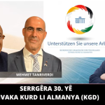 VÎR Û VATE : Serrgêra 30. yê Civaka Kurd Li Almanya (KGD)