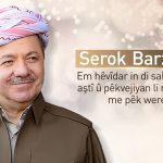 Serok Barzanî: Em hêvîdar in di sala nû de aştî û pêkvejiyan li navçeya me pêk were