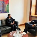 Îlham Ehmed bi berpirsê Wezareta Karên Derve ya Almanyayê re civiya