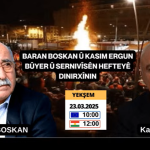 Rojeva Hefteyê : Baran BOSKAN û Kasim ERGUN bûyer û sernivîsên hefteyê dinirxînin