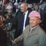Serok Barzanî agirê Newroz hil dike