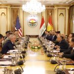 Herêma Kurdistanê û Amerîka danûstandinan li ser rêkxistina hêza Pêşmerge û rewşa deverê dikin