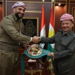 Serok Barzanî pêşwaziya Agit Kabayel dike