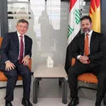Qubad Talabanî li Silêmaniyê bi Ahmet Davutoğlu re hevdîtin kir