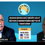 Rojeva Hefteyê : Baran BOSKAN û Nezîr AKAT bûyer û sernivîsên hefteyê dinirxînin